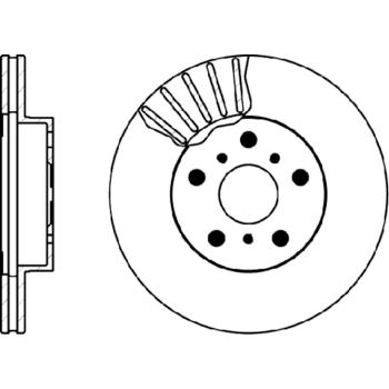 1987 Toyota Camry Disc Brake Rotor Front Hella Pagid 355103581 image 1 of 1