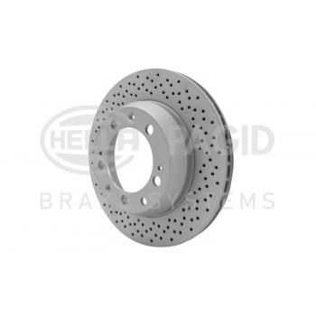 1998 Porsche 911 Disc Brake Rotor Rear Hella Pagid 355104751 image 1 of 4