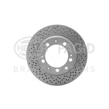 1998 Porsche 911 Disc Brake Rotor Rear Hella Pagid 355104751 image 2 of 4