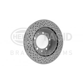 1998 Porsche 911 Disc Brake Rotor Rear Hella Pagid 355104751 image 3 of 4