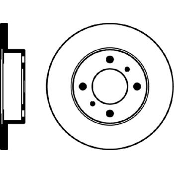 1994 Dodge Colt Disc Brake Rotor Front Hella Pagid 355105761 image 1 of 1