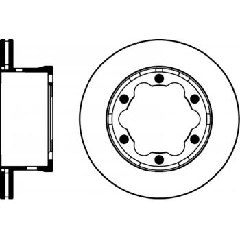 2006 Dodge Sprinter 3500 Disc Brake Rotor Rear Hella Pagid 355105811 image 1 of 1