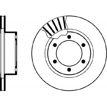 2000 Toyota 4Runner Disc Brake Rotor Front Hella Pagid 355106241 image 1 of 1