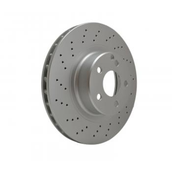 2002 Mercedes-Benz CL500 Disc Brake Rotor Front Hella Pagid 355106852 image 3 of 4