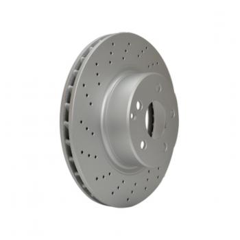 2003 Mercedes-Benz CL500 Disc Brake Rotor Front Hella Pagid 355106872 image 3 of 4