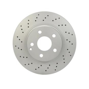 2003 Mercedes-Benz CL500 Disc Brake Rotor Front Hella Pagid 355106872 image 4 of 4