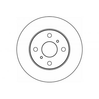 2000 Toyota Echo Disc Brake Rotor