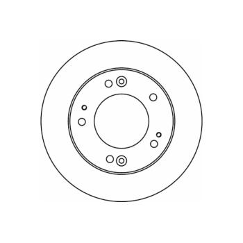 1999 Kia Sportage Disc Brake Rotor Front Hella Pagid 355107381 image 1 of 1