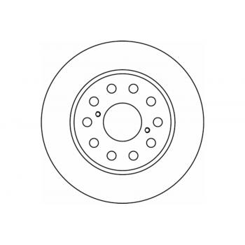 1989 Toyota MR2 Disc Brake Rotor Rear Hella Pagid 355108711 image 1 of 1