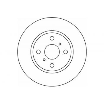 1994 Toyota Paseo Disc Brake Rotor Front Hella Pagid 355108721 image 1 of 1