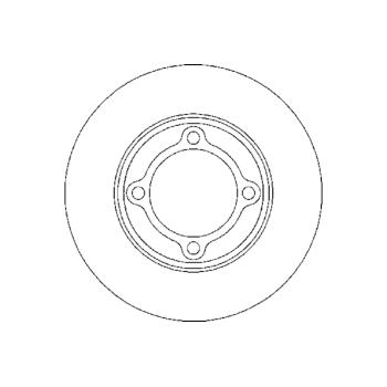 1993 Ford Festiva Disc Brake Rotor