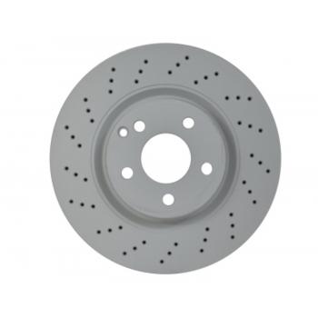 2007 Mercedes-Benz E550 Disc Brake Rotor Front Hella Pagid 355109472 image 2 of 4