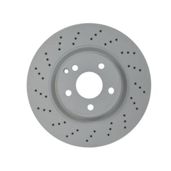 2007 Mercedes-Benz E550 Disc Brake Rotor Front Hella Pagid 355109472 image 4 of 4