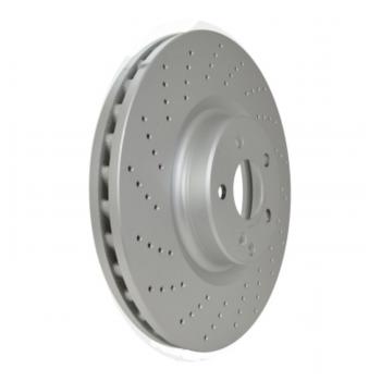 2006 Mercedes-Benz CLS55 AMG Disc Brake Rotor Front Hella Pagid 355109492 image 3 of 4