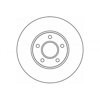 2013 Ford Transit Connect Disc Brake Rotor Front Hella Pagid 355110281 image 1 of 1