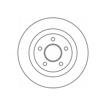 2014 Ford Transit Connect Disc Brake Rotor Rear Hella Pagid 355110291 image 1 of 1