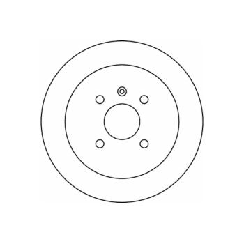 2002 Daewoo Nubira Disc Brake Rotor Rear Hella Pagid 355110691 image 1 of 1