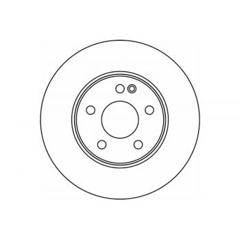2009 Mercedes-Benz B200 Disc Brake Rotor Front Hella Pagid 355111081 image 1 of 1