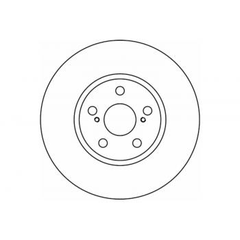 1998 Toyota Celica Disc Brake Rotor Front Hella Pagid 355112331 image 1 of 1