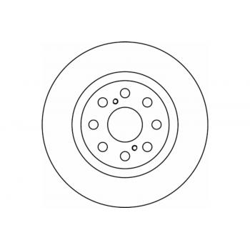 2005 Toyota MR2 Spyder Disc Brake Rotor Rear Hella Pagid 355113081 image 1 of 1