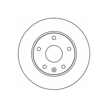 2002 Daewoo Leganza Disc Brake Rotor Front Hella Pagid 355113571 image 1 of 1