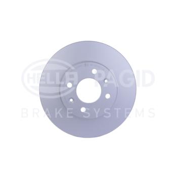 2014 Kia Rio Disc Brake Rotor Front Hella Pagid 355117981 image 2 of 4
