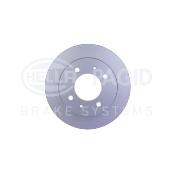 2000 Hyundai Tiburon Disc Brake Rotor Rear Hella Pagid 355118111 image 2 of 4