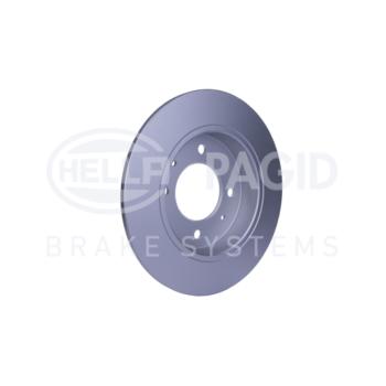 2000 Hyundai Tiburon Disc Brake Rotor Rear Hella Pagid 355118111 image 4 of 4