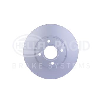 2019 Ford Fiesta Disc Brake Rotor Front Hella Pagid 355118181 image 2 of 4