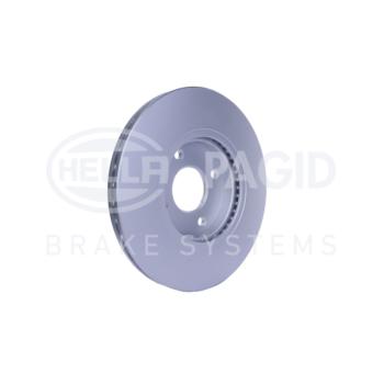2019 Ford Fiesta Disc Brake Rotor Front Hella Pagid 355118181 image 4 of 4