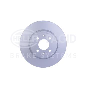 2014 Kia Rio Disc Brake Rotor Front Hella Pagid 355118251 image 2 of 4