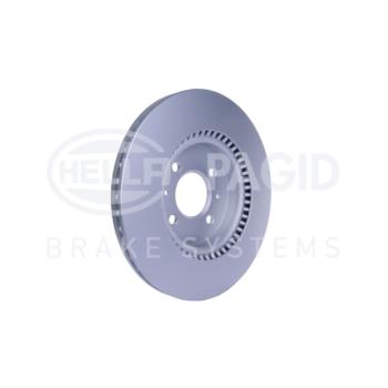 2014 Kia Rio Disc Brake Rotor Front Hella Pagid 355118251 image 4 of 4