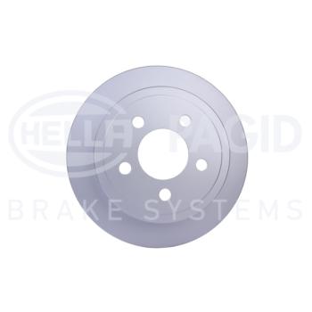 2004 Jeep Wrangler Disc Brake Rotor Rear Hella Pagid 355118341 image 2 of 4