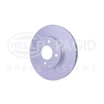2007 Kia Rio5 Disc Brake Rotor Front Hella Pagid 355119011 image 1 of 4