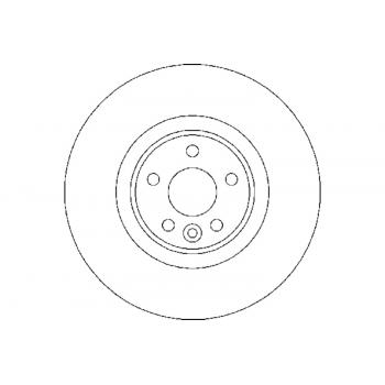 2014 Volvo S60 Disc Brake Rotor Front Hella Pagid 355119131 image 1 of 1