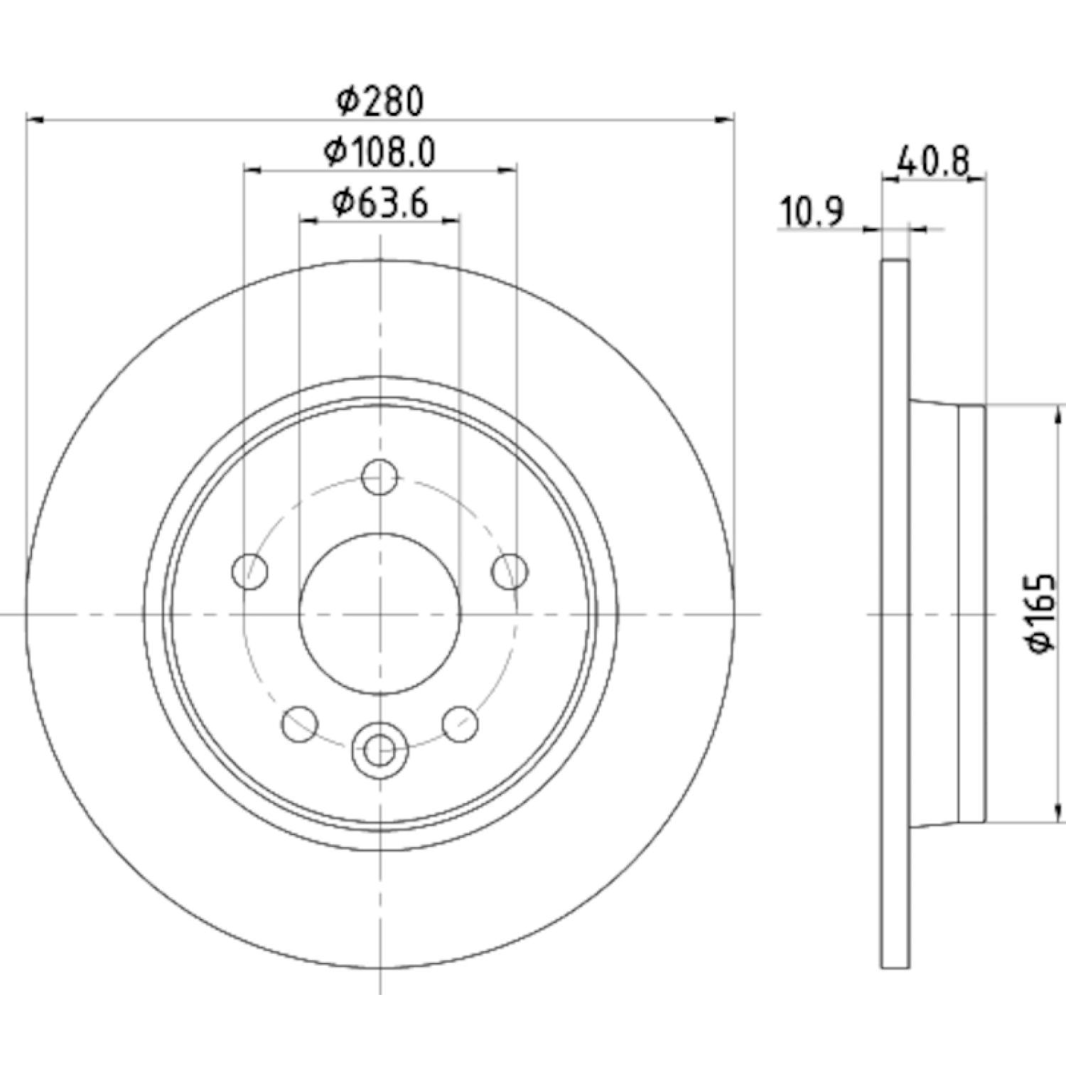 Hella Pagid 355119502 - Disc Brake Rotor Hella Pagid 355119502 Disc Brake Rotor product image 1 of 1
