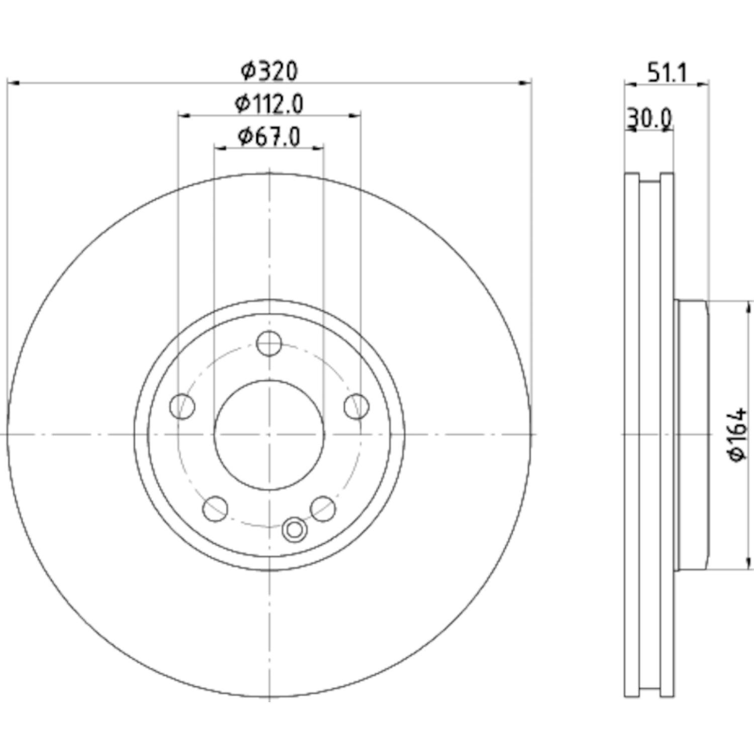 Hella Pagid 355119702 - Disc Brake Rotor Hella Pagid 355119702 Disc Brake Rotor product image 1 of 1