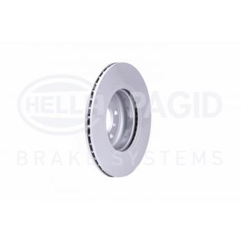 2011 BMW 528i Disc Brake Rotor Front Hella Pagid 355120661 image 3 of 4