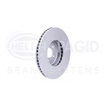 2014 BMW 750i Disc Brake Rotor Front Right Hella Pagid 355120691 image 3 of 4