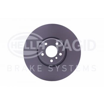 2010 BMW X6 Disc Brake Rotor Front Right Hella Pagid 355120731 image 2 of 4