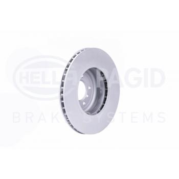 2009 BMW 550i Disc Brake Rotor Front Hella Pagid 355120981 image 3 of 4