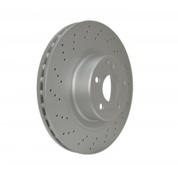 2002 Mercedes-Benz CL600 Disc Brake Rotor Front Hella Pagid 355122022 image 4 of 4