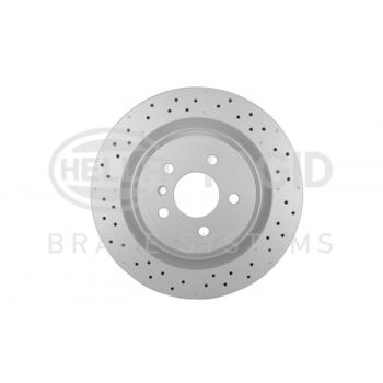 2012 Mercedes-Benz ML350 Disc Brake Rotor Rear Hella Pagid 355122551 image 2 of 4