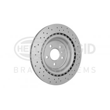 2012 Mercedes-Benz ML350 Disc Brake Rotor Rear Hella Pagid 355122551 image 3 of 4