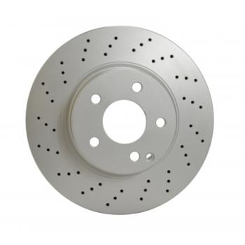 2004 Mercedes-Benz SL500 Disc Brake Rotor Front Hella Pagid 355122582 image 2 of 4