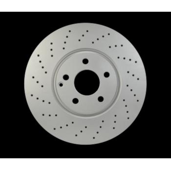 2007 Mercedes-Benz E550 Disc Brake Rotor Front Hella Pagid 355122682 image 2 of 4