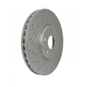 2007 Mercedes-Benz E550 Disc Brake Rotor Front Hella Pagid 355122682 image 4 of 4