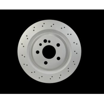 2003 Mercedes-Benz CL55 AMG Disc Brake Rotor Rear Hella Pagid 355122702 image 2 of 4