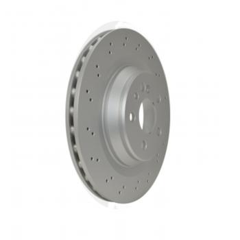 2003 Mercedes-Benz CL55 AMG Disc Brake Rotor Rear Hella Pagid 355122702 image 4 of 4