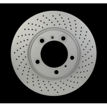 2012 Porsche 911 Disc Brake Rotor Front Right Hella Pagid 355122832 image 2 of 4